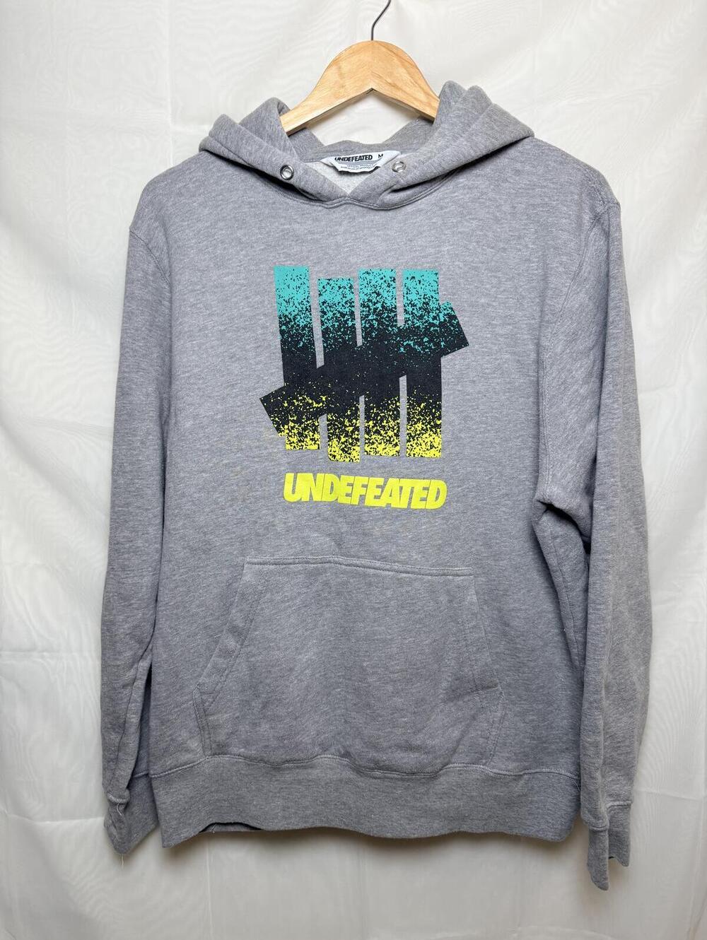 Undefeated 5 Strike Logo Hoodie Gray M